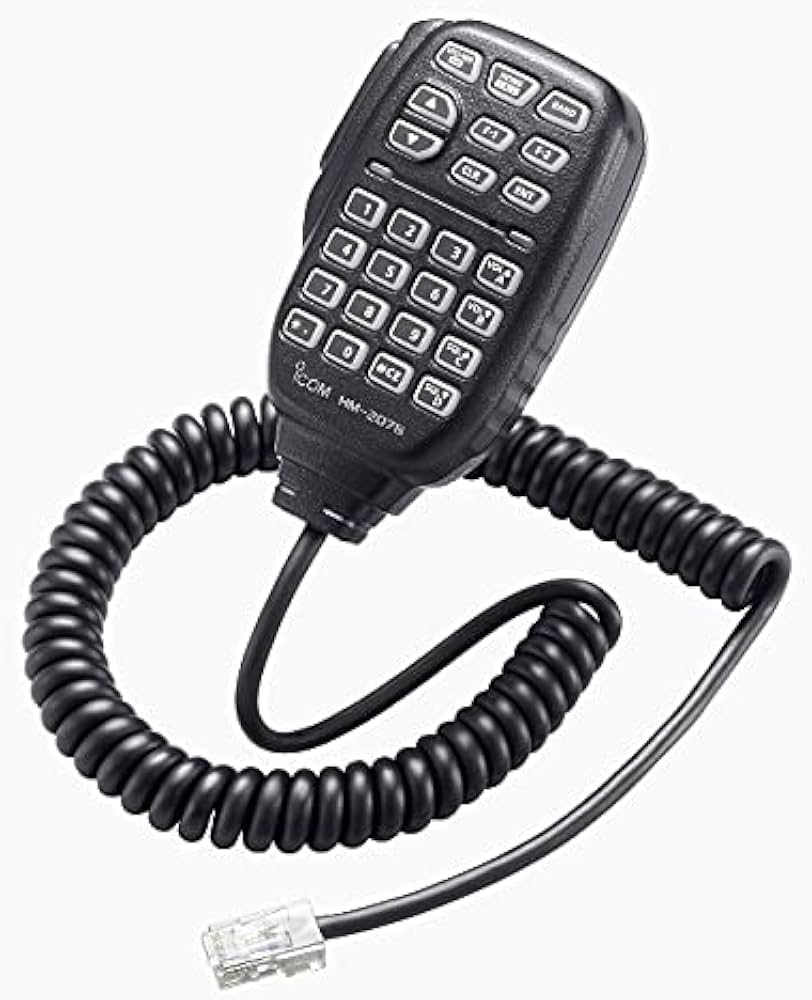 Amazon | アイコム HM-207S 多機能ハンドマイクロホン | アイコム(ICOM